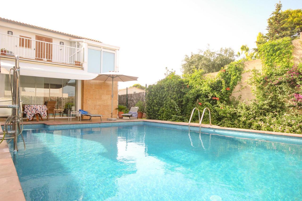 Magnifica Villa Tranquila Con Piscina Alcúdia Exterior foto